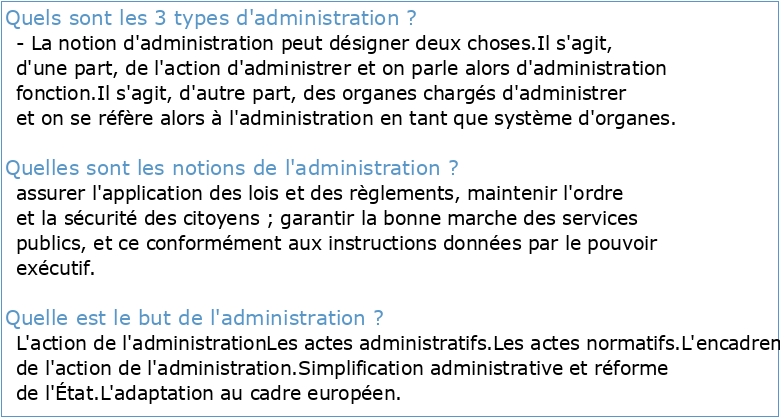 Administration et politique PDF