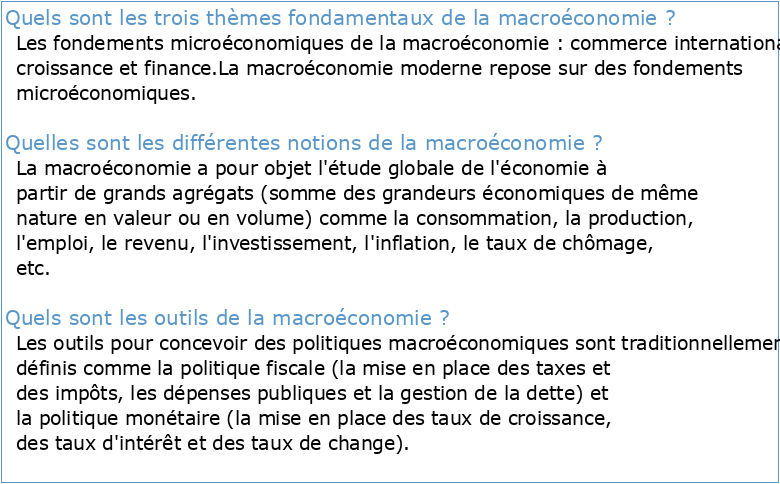Structures et propriétés de cinq modèles macroéconomiques français