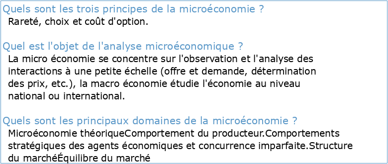 Analyse microéconomique PDF