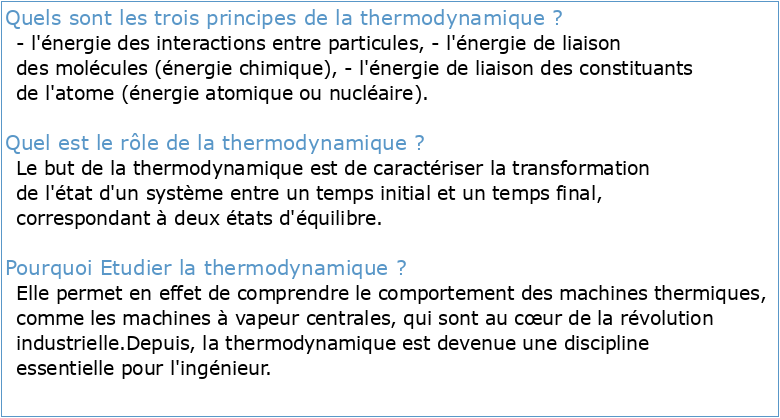 Chimie des solutions et thermodynamique Cours