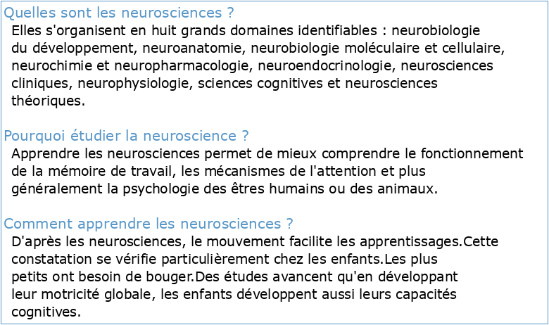 Introduction aux Neurosciences Comportementales 1