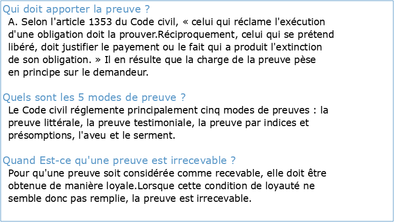 Article 1353 du Code civil