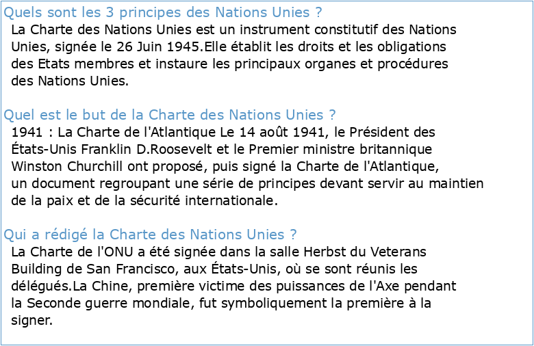 Article 2 de la Charte des Nations Unies