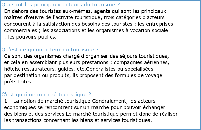 Enseigner le français du tourisme à des fins professionnelles en
