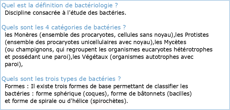Bactériologie PDF