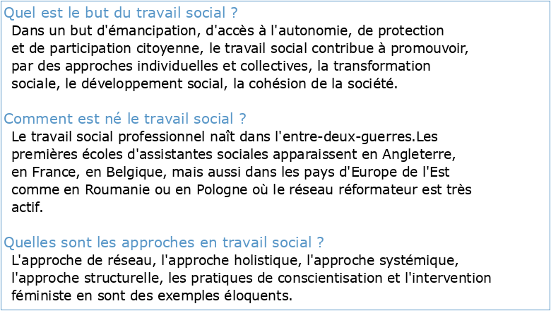 20 questions pour penser le travail social de Jacques Riffault Paris
