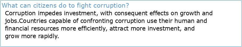 The Role of Bilateral Donors in Fighting Corruption