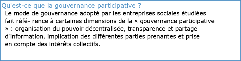 Cadre législatif et réglementaire de la gouvernance participative