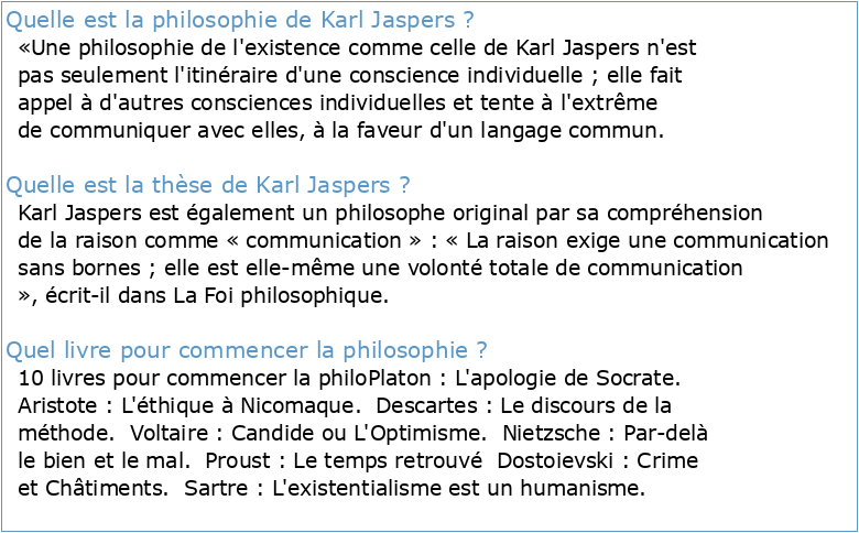 Introduction à la philosophie karl jaspers livre pdf