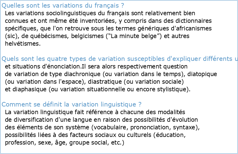 Variation en système vocalique du français actuel