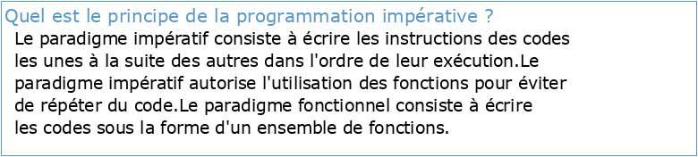 Programmation Impérative II Info 121