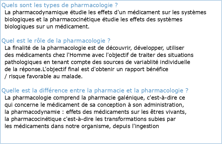 Pharmacologie générale wmds1237