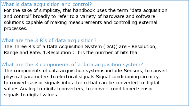 Data Acquisition and Control Handbook