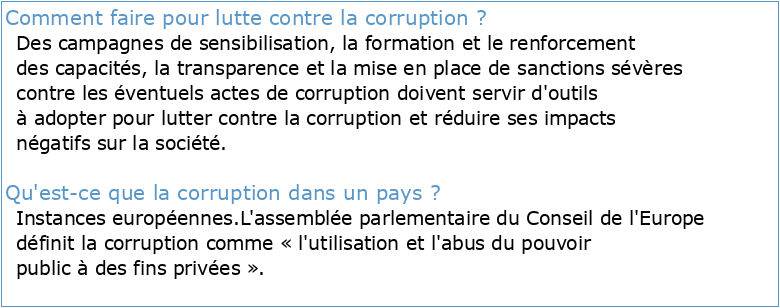 Consulter la Politique Anti-Corruption du Groupe