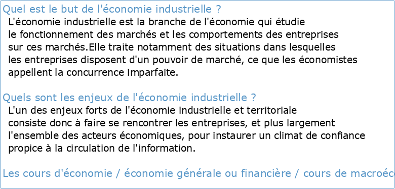 Cours d'Economie Industrielle 00