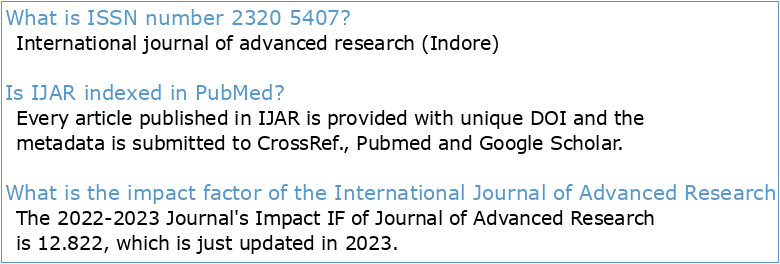 ISSN 2320-5407 International Journal of Advanced