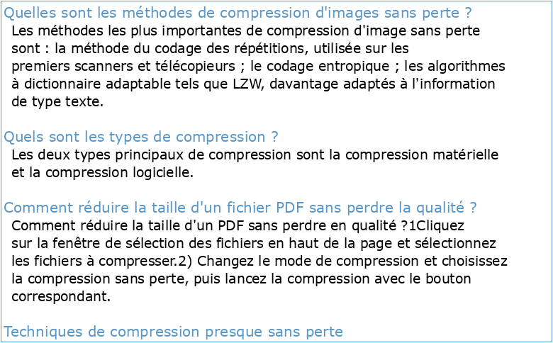 Exemple de compression sans perte