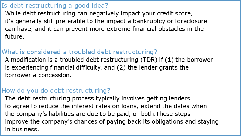 How Easy Should Debt Restructuring Be?