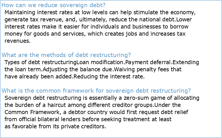 Working Paper 19-8: How to Restructure Sovereign Debt