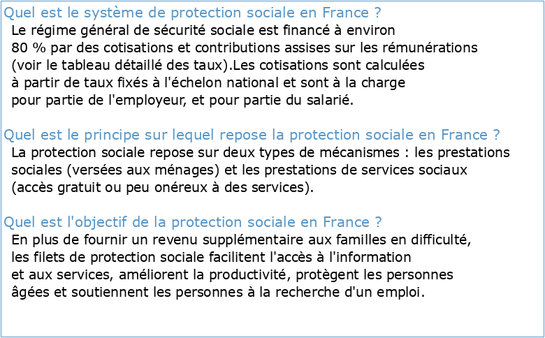 La protection sociale en France et en Europe en 2016