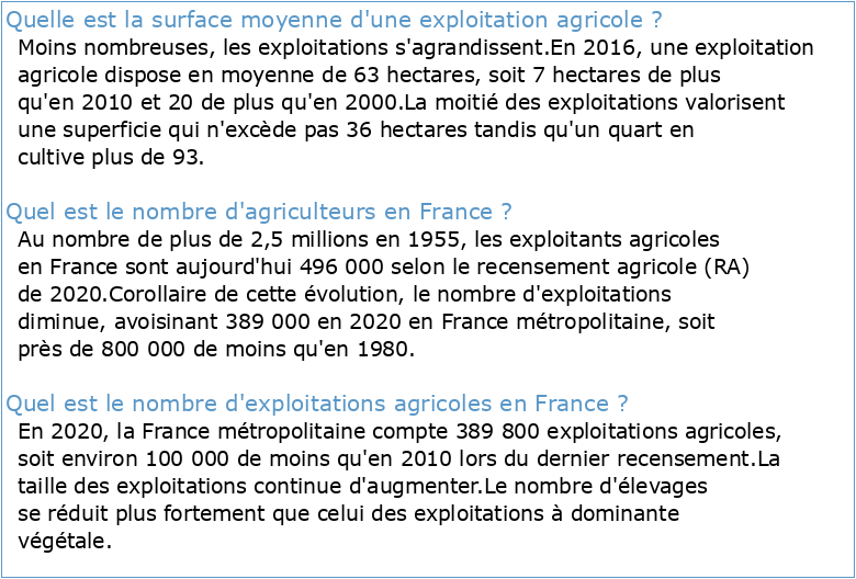 Statistique agricole annuelle 2021 Chiffres définitifs