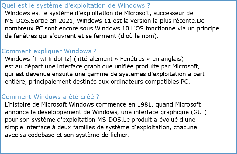 Chapitre 3 31 Initiation aux système d'exploitation Microsoft Windows