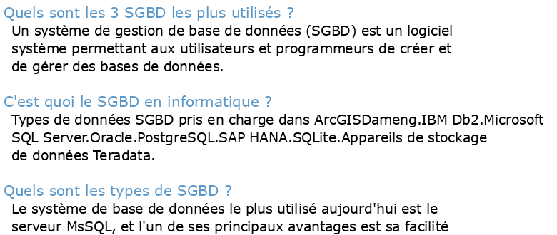 Cours SGBD
