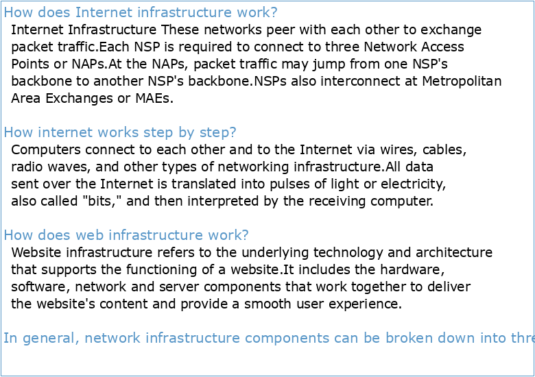 How Internet Infrastructure Works  HowStuffWorks