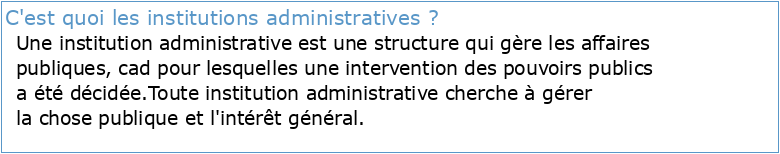 Introduction à l'histoire des institutions administratives