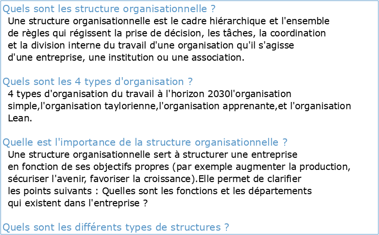 Les structures organisationnellespdf