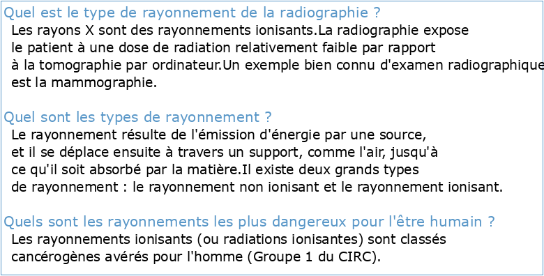 L'homme les rayonnements la radioprotection