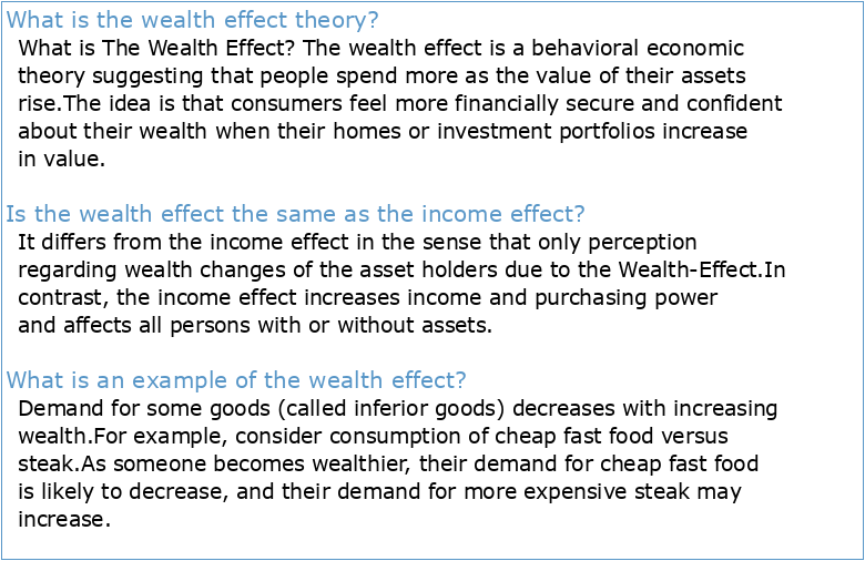 NBER WORKING PAPER SERIES HOUSING WEALTH AND