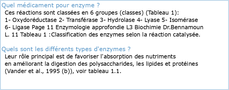 Formes pharmaceutiques à base d'enzymes sans excipients