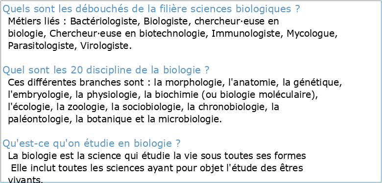 L2 SCIENCES BIOLOGIQUES