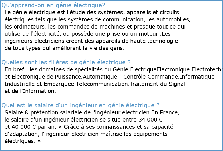 Cours de Génie Electrique