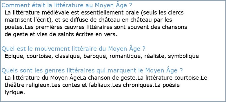 Pierre-Yves Badel Introduction à la vie littéraire du Moyen Âge