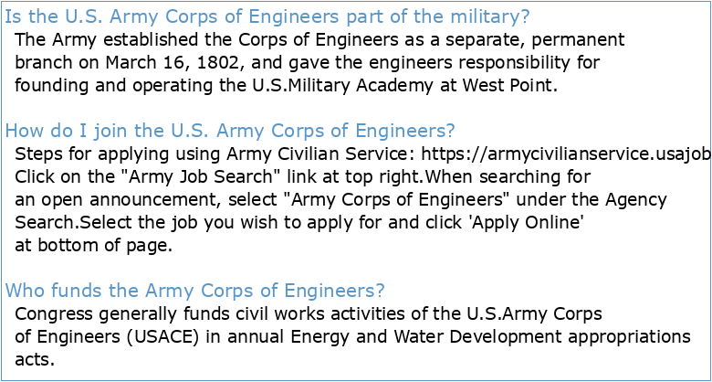 DEPARTMENT OF THE ARMY EP 500 -1-1 US Army Corps of