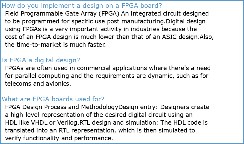 Introduction to Digital Design Using Digilent FPGA Boards