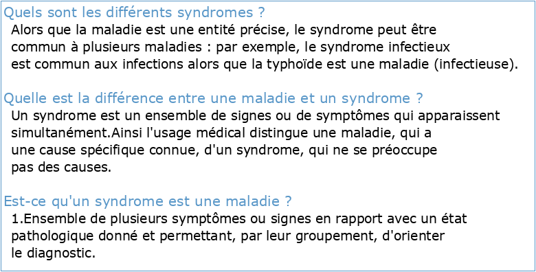 Dictionnaire des « syndromes » en pratique neurochirurgicale