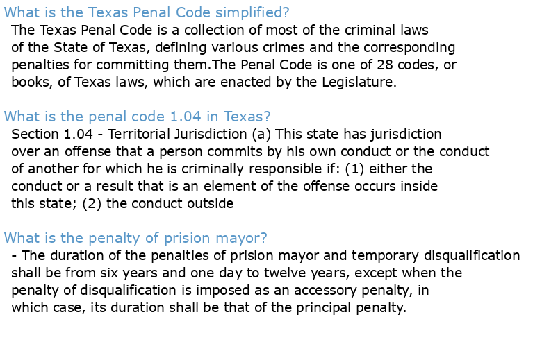 PENAL CODE TITLE 1 INTRODUCTORY PROVISIONS CHAPTER 1