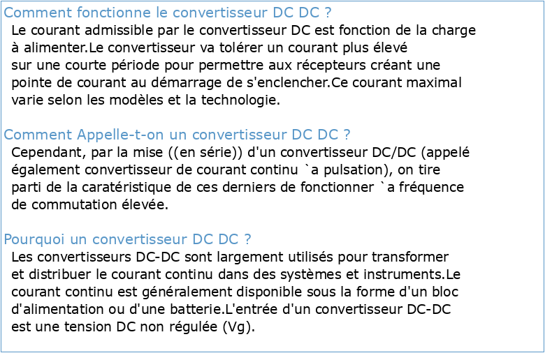 Cours d'électronique de puissance Conversion DC/DC