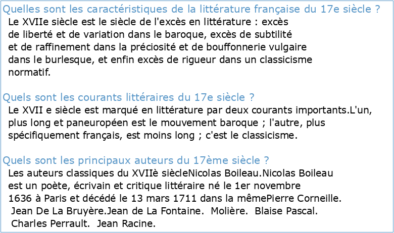 Précis de littérature française du XVIIe siècle