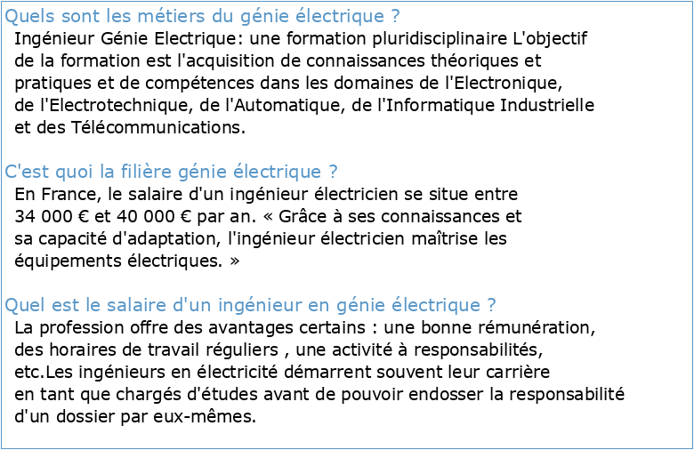Génie Electrique (GE)