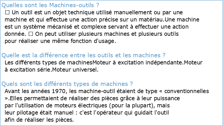 CI 1 Les machines-outils (cinématique architecture)