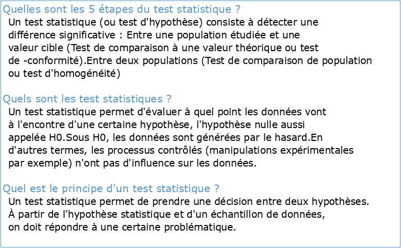 V Introduction aux tests statistiques
