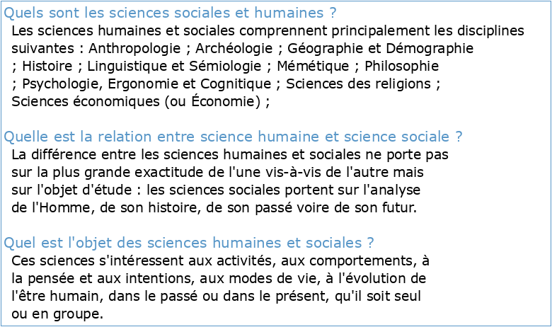 Les sciences humaines et sociales chez Gadamer