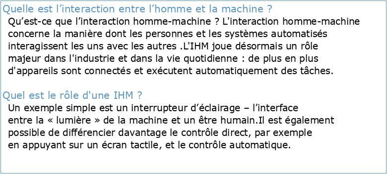 interaction homme-machine