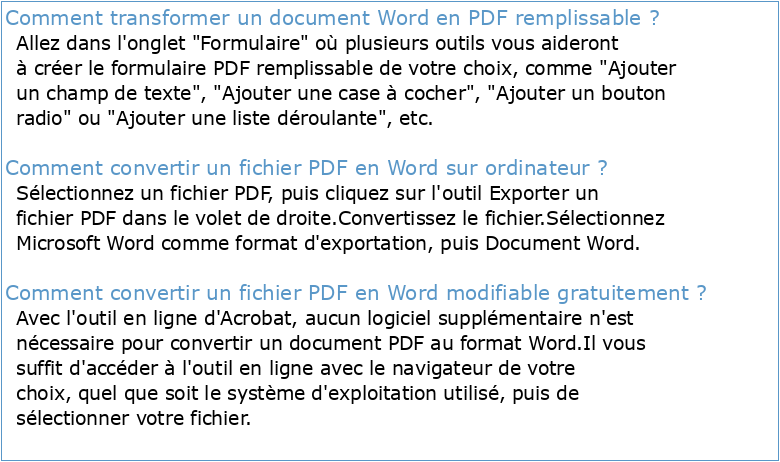 Conversion de thèses ou mémoires en PDF avec Word sur PC