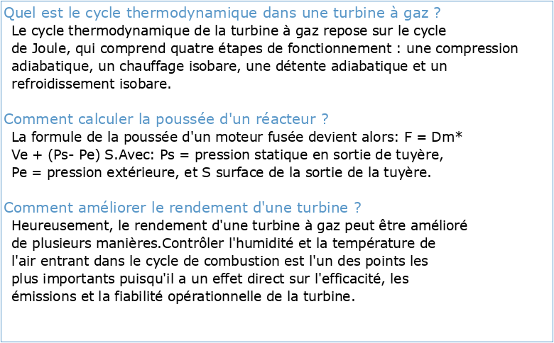 Cours Thermopropulsion Turbines