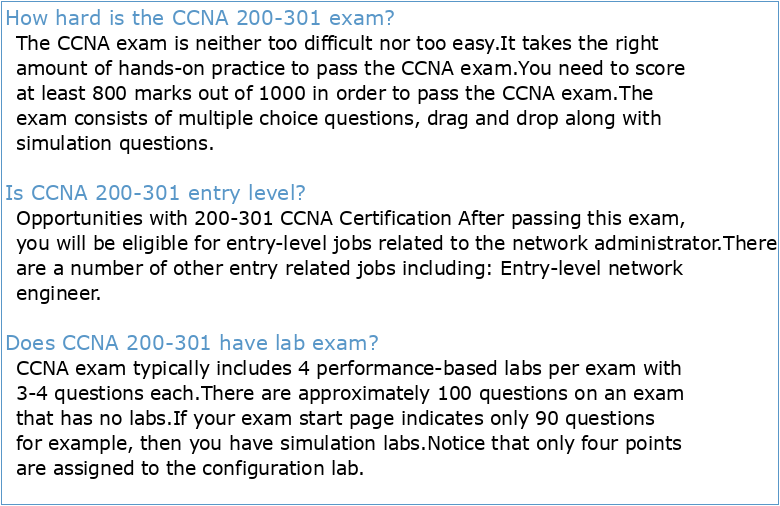CCNA Exam v10 (200-301)